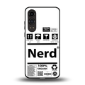 nerd white label back phone cover | glass case for oneplus nord ce 4 lite