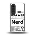 nerd white label back phone cover | glass case for oneplus nord ce 4