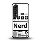 nerd white label back phone cover | glass case for oneplus nord ce 4
