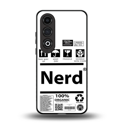 nerd white label back phone cover | glass case for oneplus nord ce 4