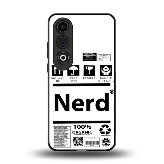 nerd white label back phone cover | glass case for oneplus nord ce 4