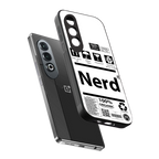 nerd white label back phone cover | glass case for oneplus nord ce 4