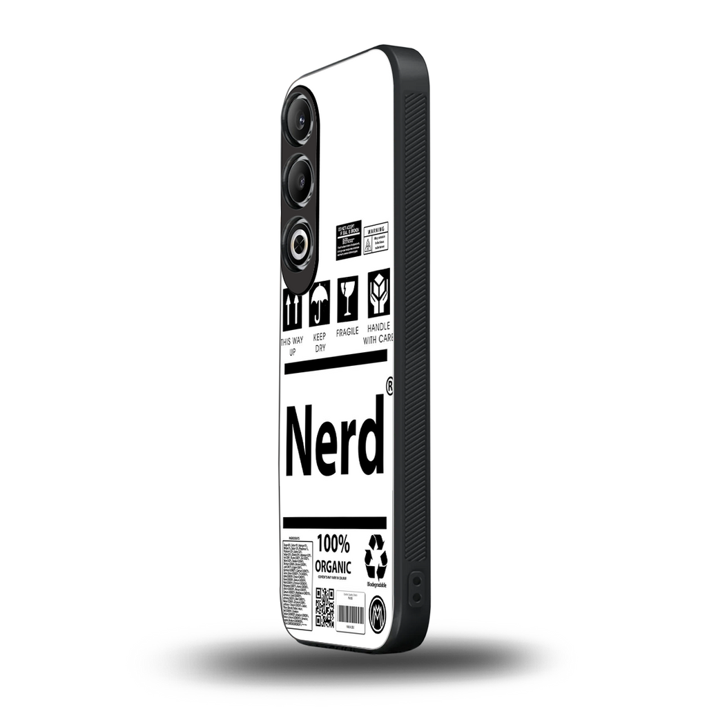 nerd white label back phone cover | glass case for oneplus nord ce 4
