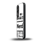nerd white label back phone cover | glass case for oneplus nord ce 4