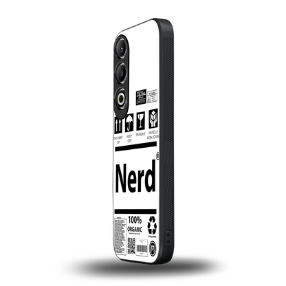 nerd white label back phone cover | glass case for oneplus nord ce 4