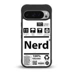 nerd white label back phone cover | glass case for google pixel 9 pro