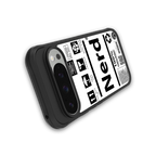 nerd white label back phone cover | glass case for google pixel 9 pro