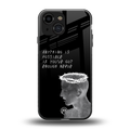 nerve back phone cover | glass case for iphone 13 mini