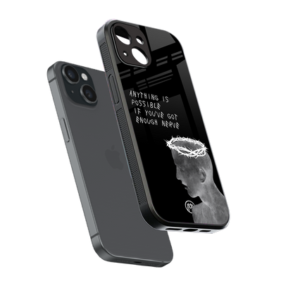 nerve back phone cover | glass case for iphone 13 mini