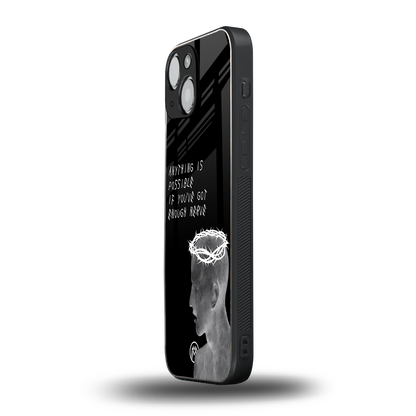 nerve back phone cover | glass case for iphone 13 mini