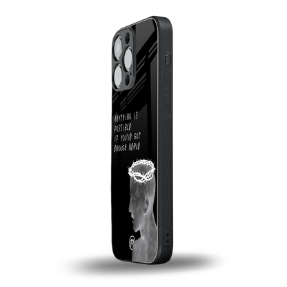 nerve back phone cover | glass case for iphone 13 pro max