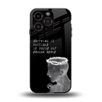 nerve back phone cover | glass case for iphone 13 pro