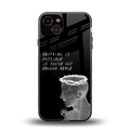 nerve back phone cover | glass case for iphone 13