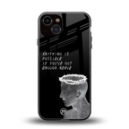 nerve back phone cover | glass case for iphone 13