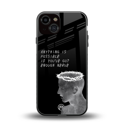 nerve back phone cover | glass case for iphone 13