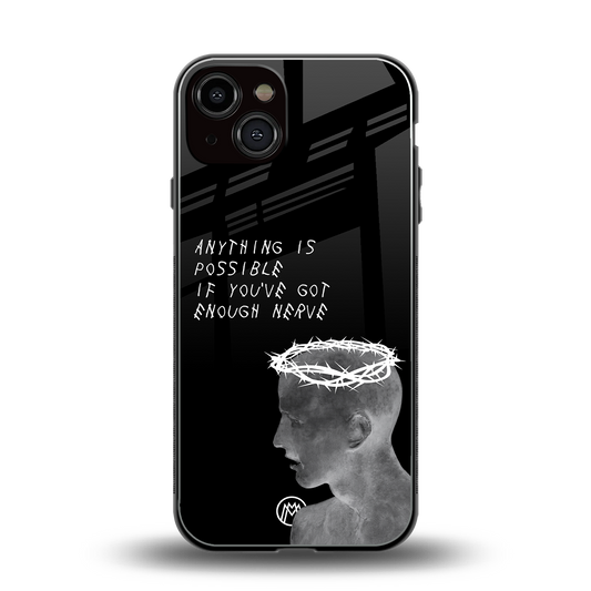 nerve back phone cover | glass case for iphone 13