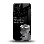 nerve back phone cover | glass case for iphone 14 plus