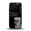 nerve back phone cover | glass case for iphone 15 pro