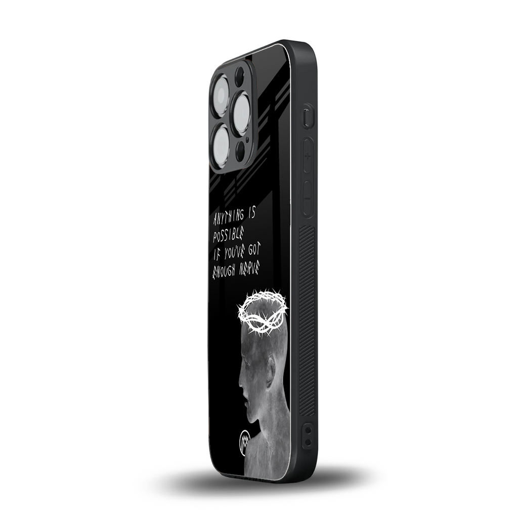 nerve back phone cover | glass case for iphone 15 pro