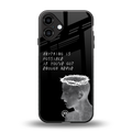 nerve back phone cover | glass case for iphone 16 plus