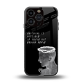 nerve back phone cover | glass case for iphone 16 pro