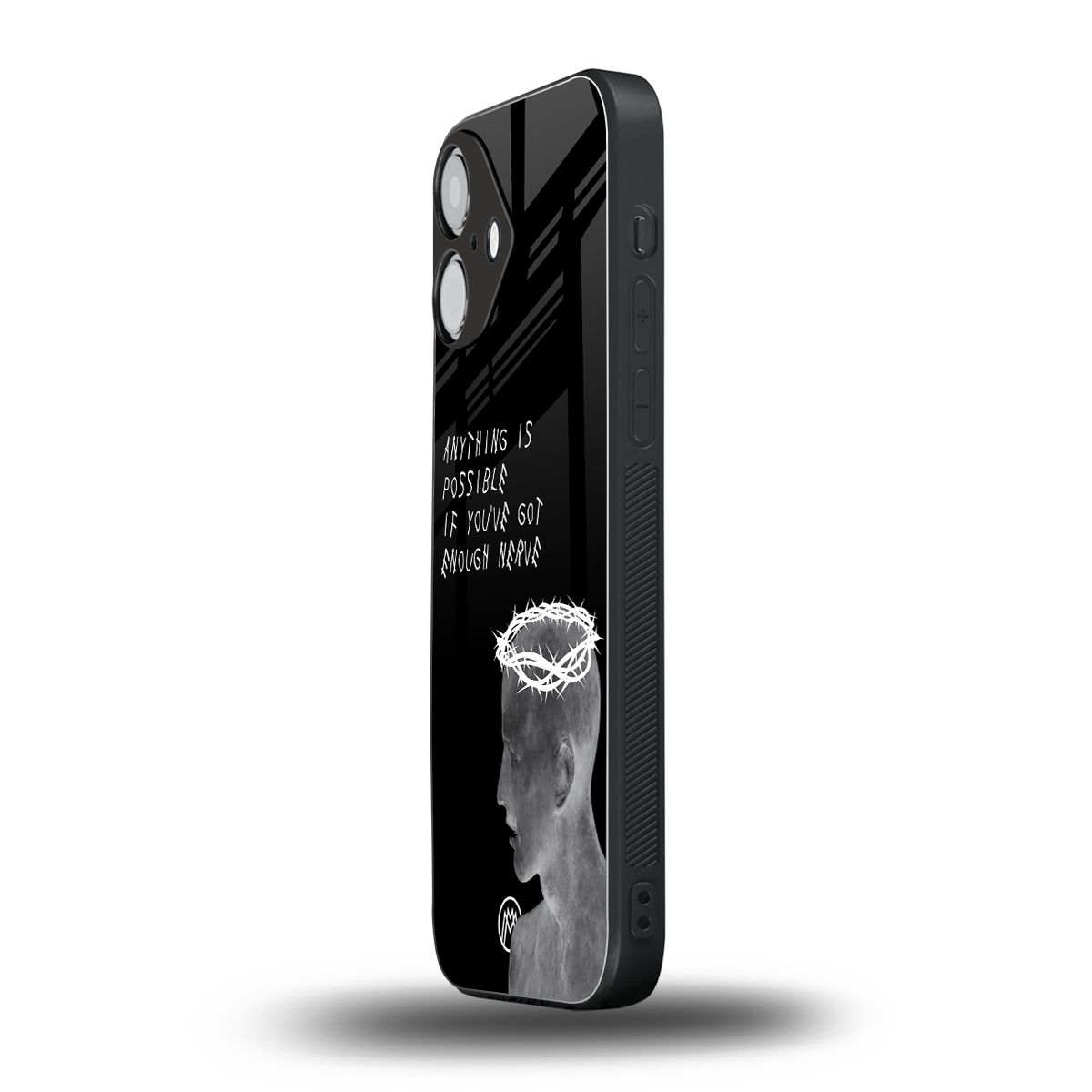 nerve back phone cover | glass case for iphone 16