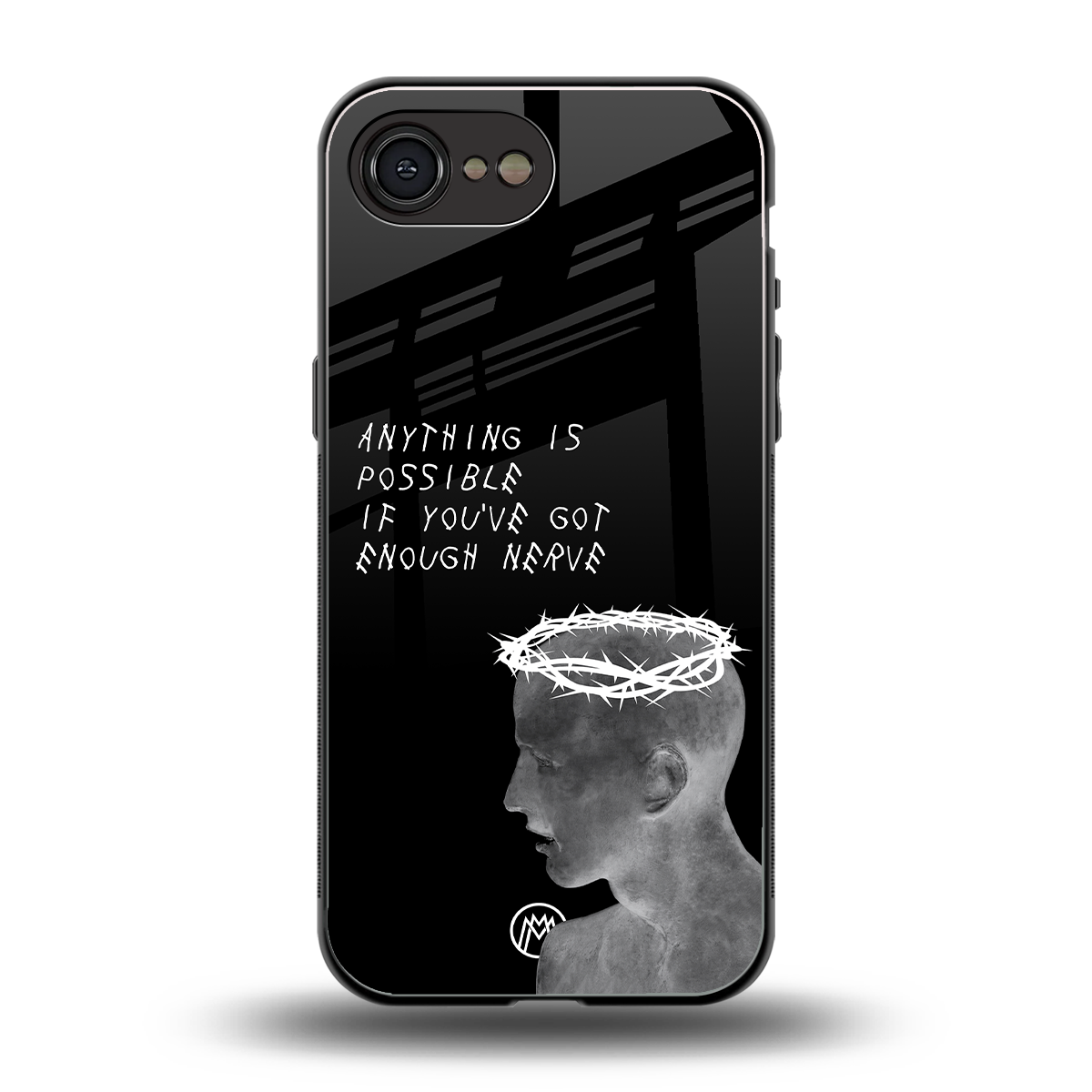 nerve back phone cover | glass case for iphone 16e