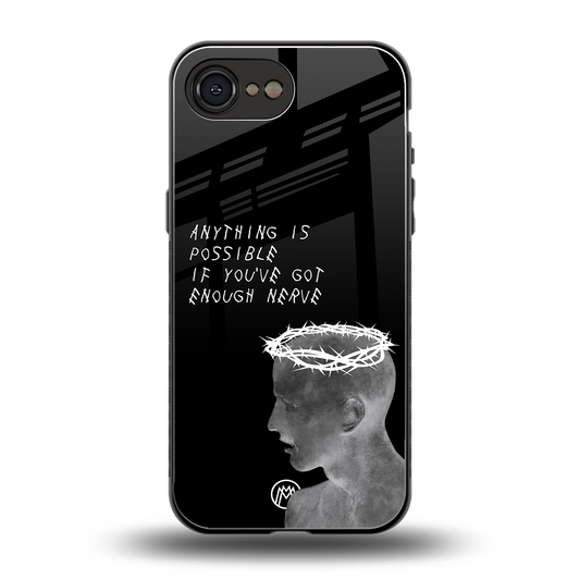 nerve back phone cover | glass case for iphone 16e