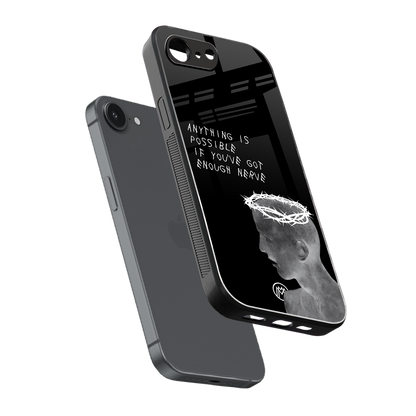 nerve back phone cover | glass case for iphone 16e