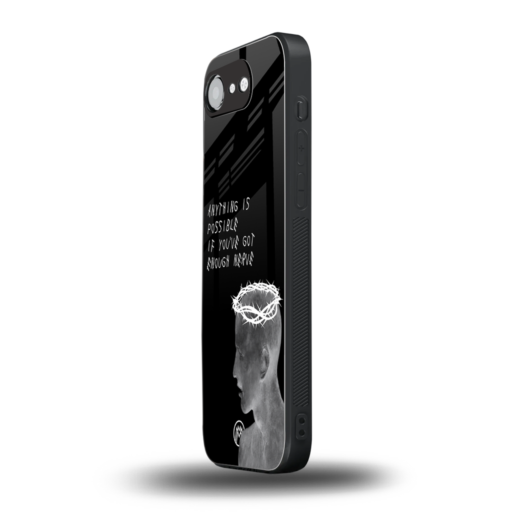 nerve back phone cover | glass case for iphone 16e