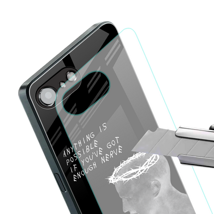 nerve back phone cover | glass case for iphone 16e