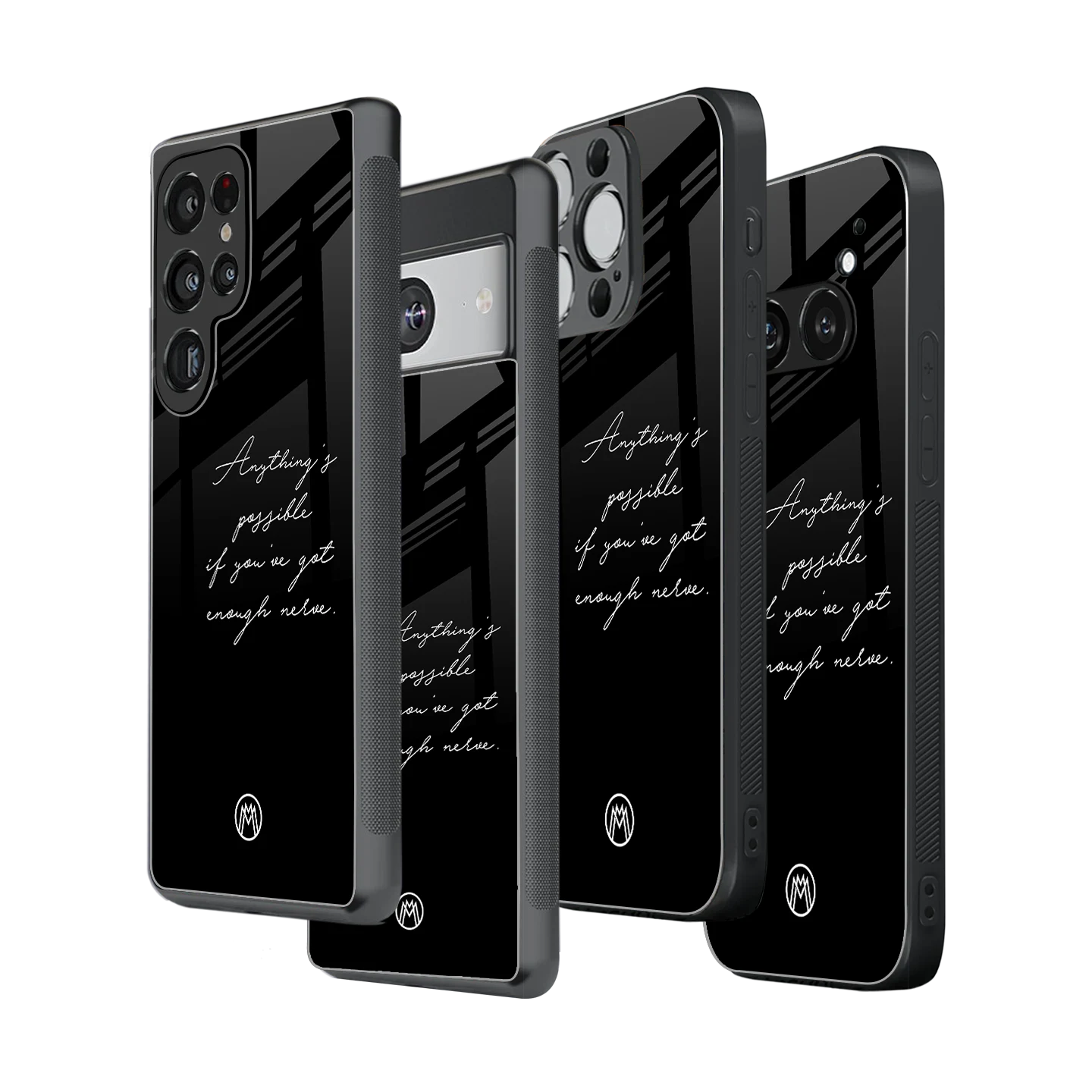 Stylish Glass Back Case for All Smartphones iPhone, Samsung, OnePlus, Pixel, Redmi, Oppo, Vivo, Motorola