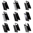 Durable Glass Back Mobile Case for iPhone, Samsung, OnePlus, Google Pixel, Redmi, Vivo, Oppo