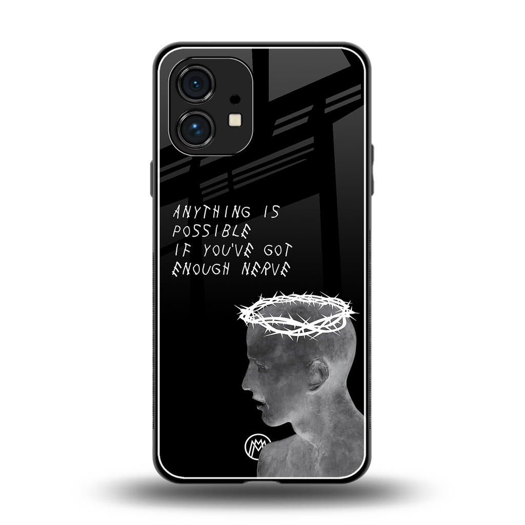 nerve back phone cover | glass case for nothing phone 1