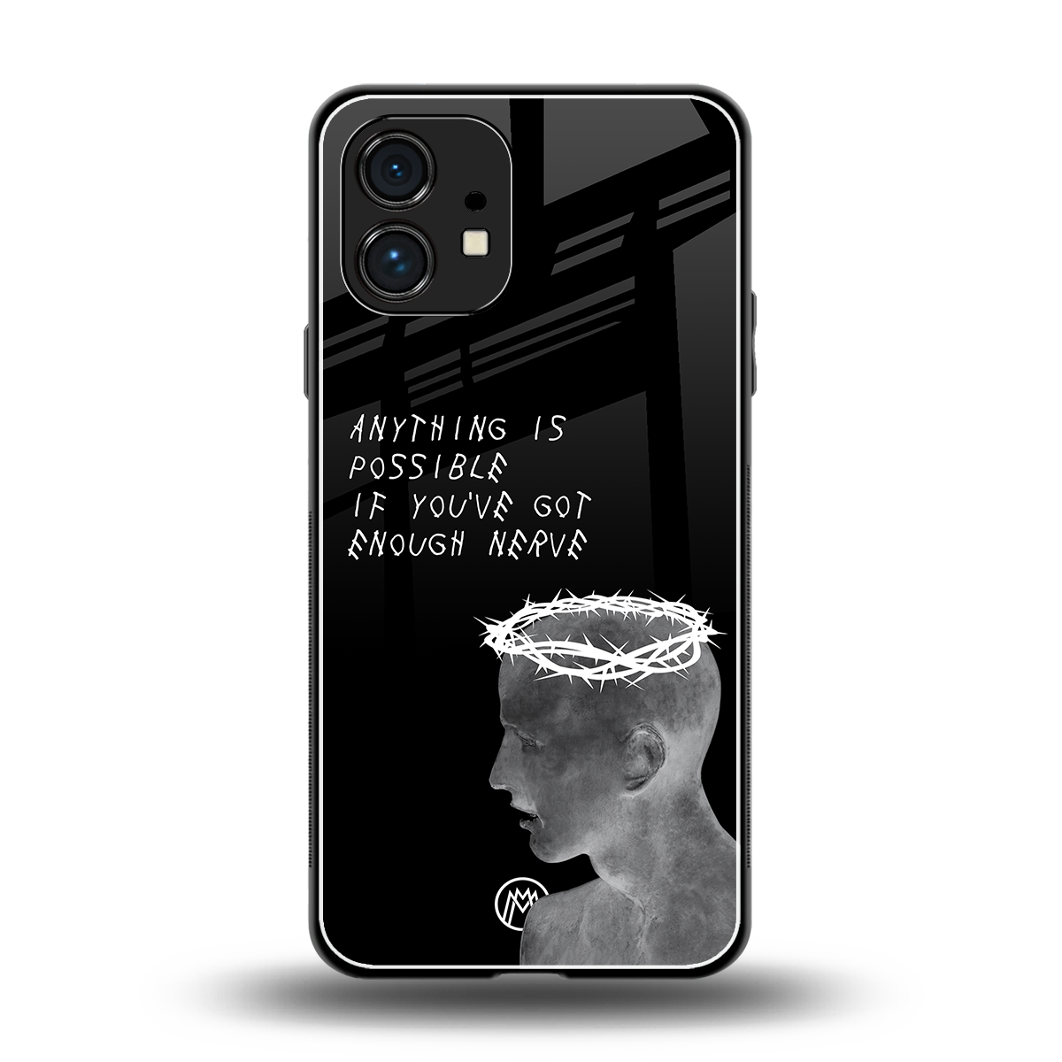 nerve back phone cover | glass case for nothing phone 1