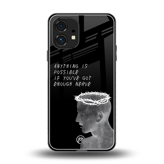 nerve back phone cover | glass case for nothing phone 1