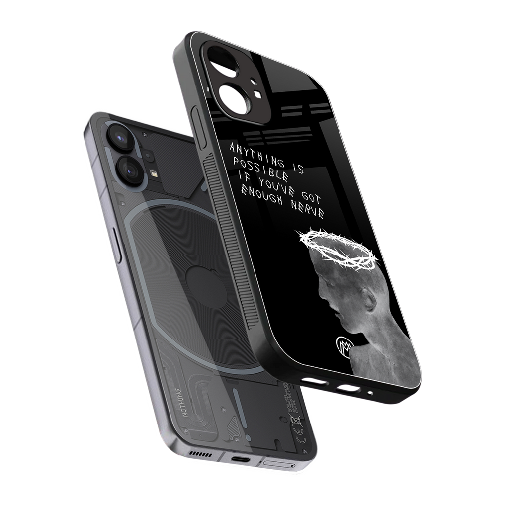 nerve back phone cover | glass case for nothing phone 1