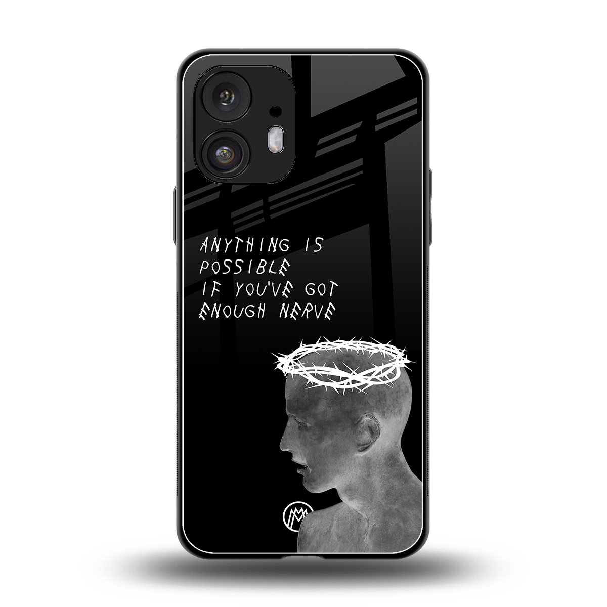 nerve back phone cover | glass case for nothing phone 2