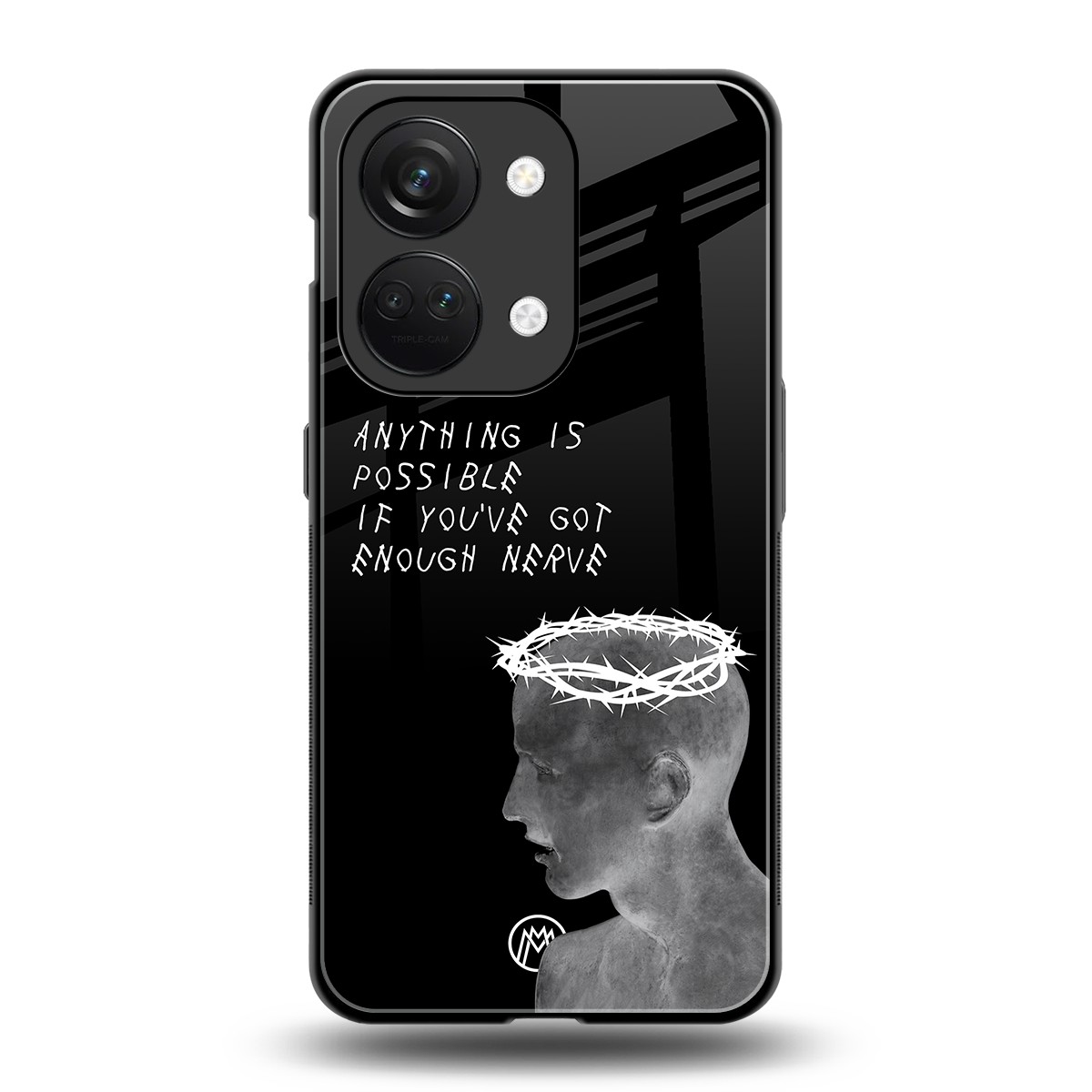 nerve back phone cover | glass case for oneplus nord 3