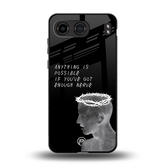 nerve back phone cover | glass case for oneplus nord 4