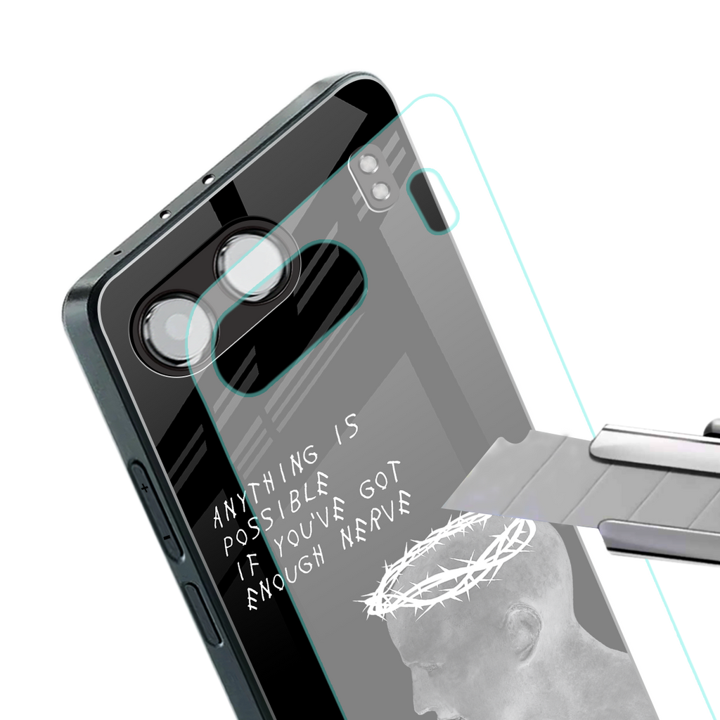 nerve back phone cover | glass case for oneplus nord 4