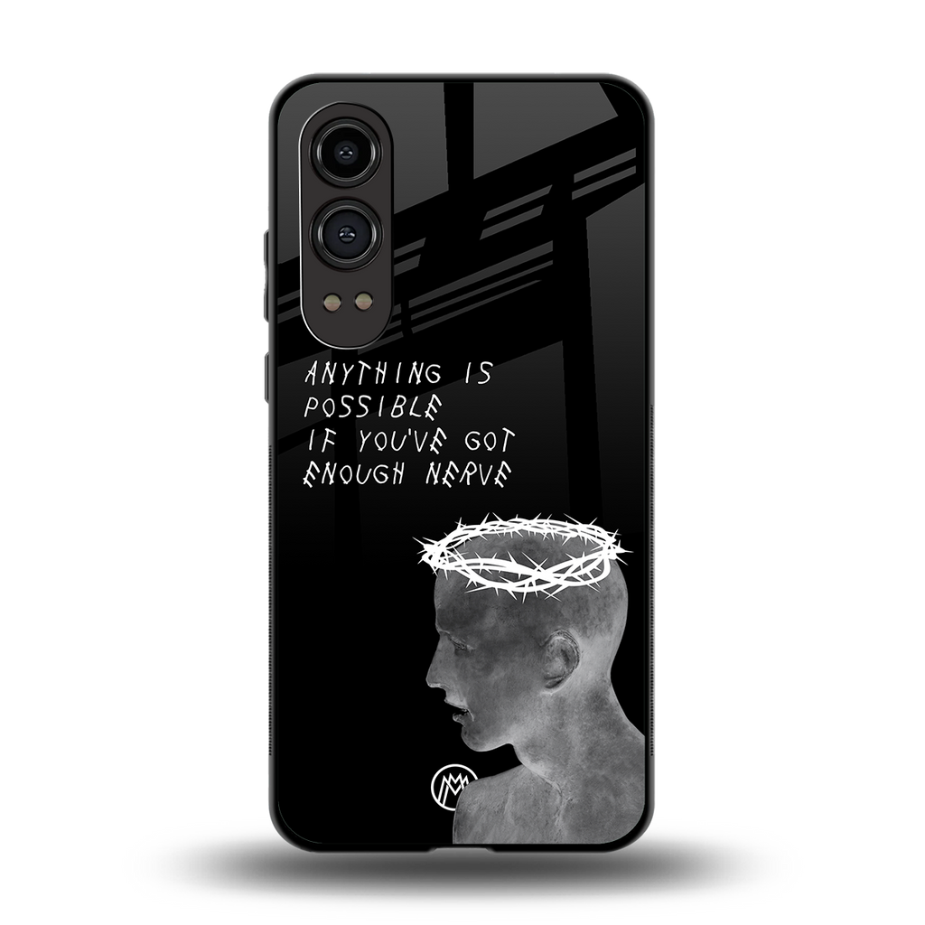 nerve back phone cover | glass case for oneplus nord ce 4 lite