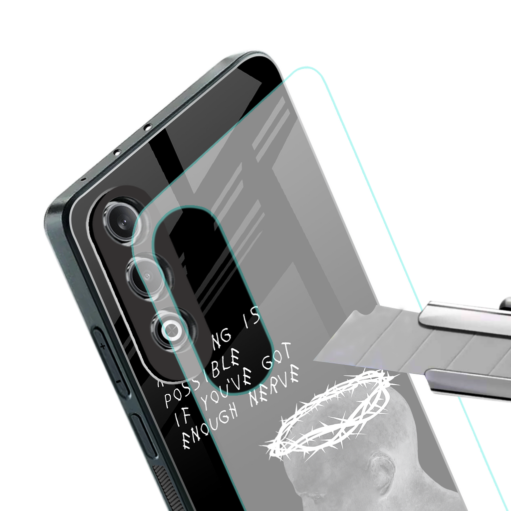 nerve back phone cover | glass case for oneplus nord ce 4