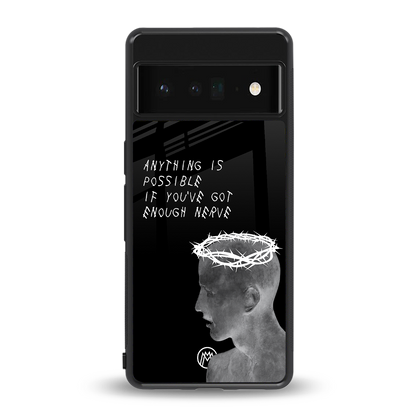nerve back phone cover | glass case for google pixel 6 pro
