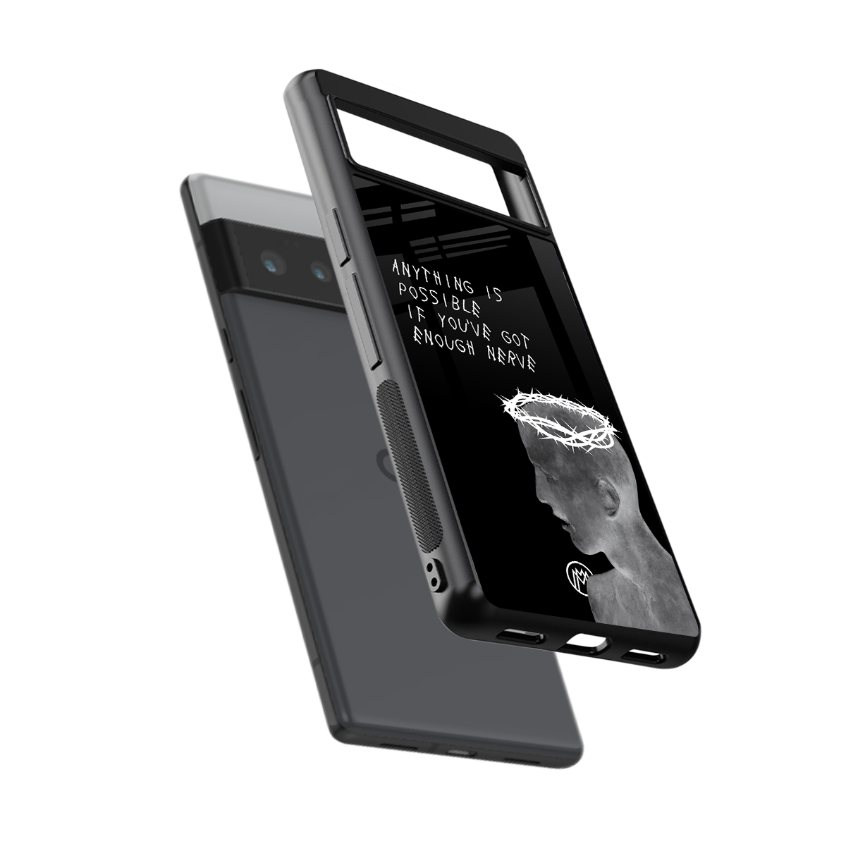nerve back phone cover | glass case for google pixel 6 pro