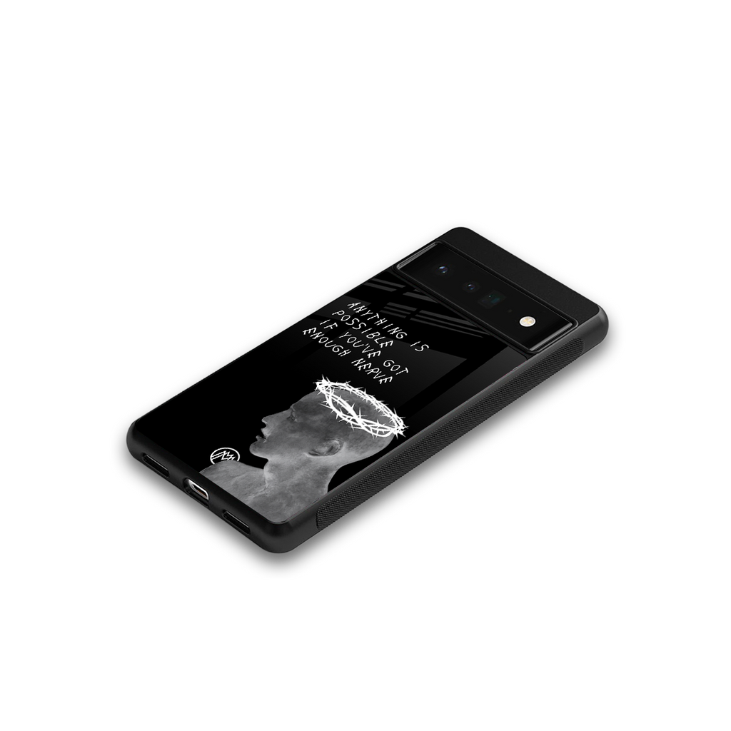 nerve back phone cover | glass case for google pixel 6 pro