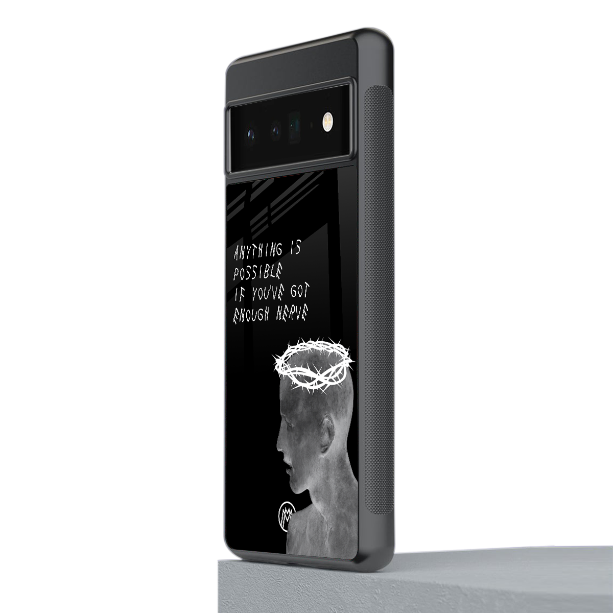 nerve back phone cover | glass case for google pixel 6 pro