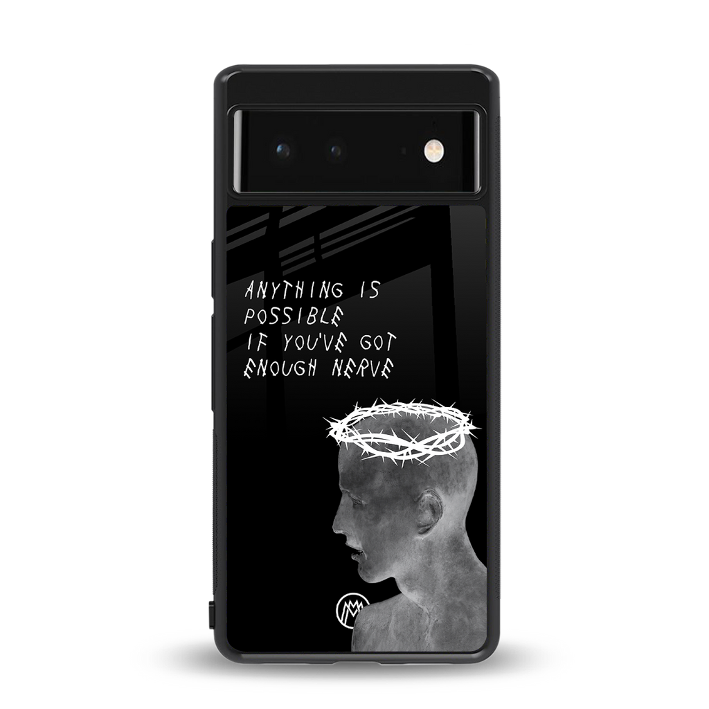 nerve back phone cover | glass case for Google Pixel 6A