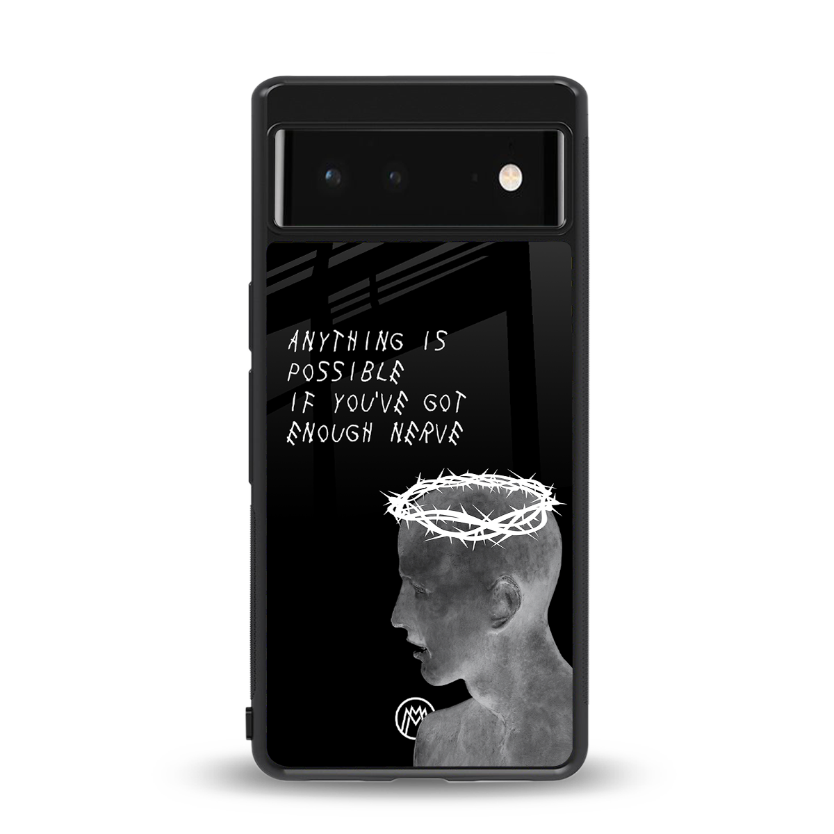 nerve back phone cover | glass case for Google Pixel 6A