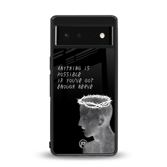 nerve back phone cover | glass case for Google Pixel 6A